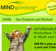Mindsprinting online tutoring web platform